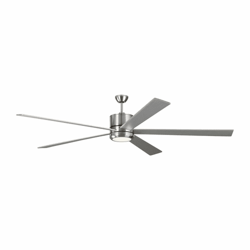 Monte Carlo 84" Vision Ceiling Fan - Brushed Steel - 5VMR84BSD