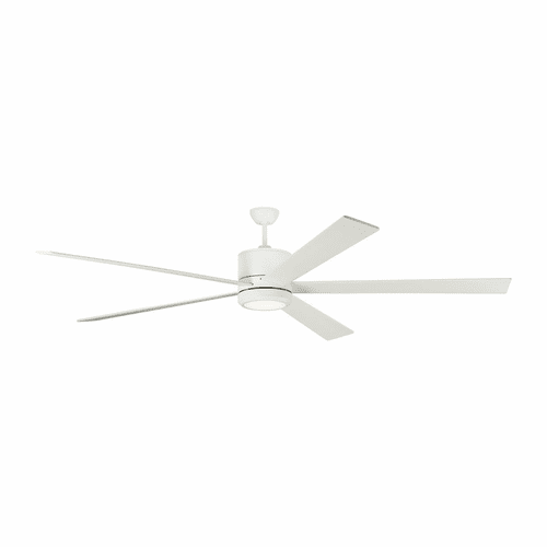 Monte Carlo 84" Vision Ceiling Fan - Matte White - 5VMR84RZWD