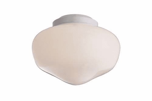 Monte Carlo 9" Schoolhouse Light Kit (Wet Location) White (Powder Coated) MC84PWH-L