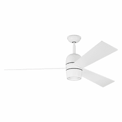 Monte Carlo Alba 60" Ceiling Fan w/LED - Matte White - 3ALBR60RZWD Monte Carlo Alba 60" Ceiling Fan w/LED - Matte White - 3ALBR60RZWD