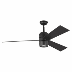 Monte Carlo Alba 60" Ceiling Fan w/LED - Midnight Black - 3ALBR60MBKD Monte Carlo Alba 60" Ceiling Fan w/LED - Midnight Black - 3ALBR60MBKD