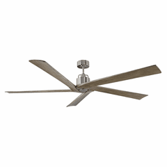 Monte Carlo Aspen 70" Ceiling Fan - Brushed Steel - 5ASPR70BS