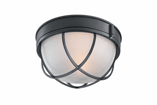 Monte Carlo Cage Disk Light Kit (Wet Location) Matte Black MC94BK-L