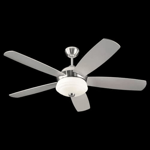 Monte Carlo Celestra 52'' 5 Blade Silver Brushed Steel 5CXR52BSD