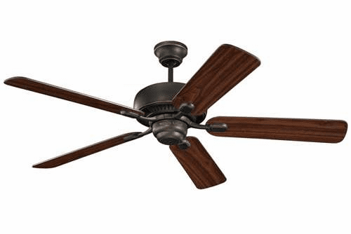 Monte Carlo Centro 52'' 5 Blade American Walnut Roman Bronze 5CQ52RB