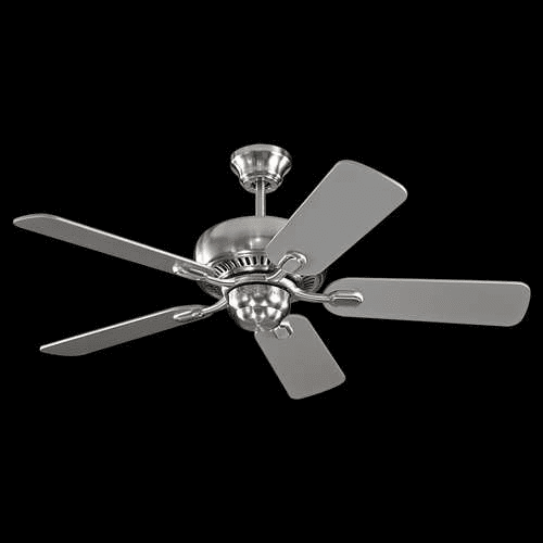 Monte Carlo Centro I I 44'' 5 Blade Silver Brushed Steel 5CQ44BS