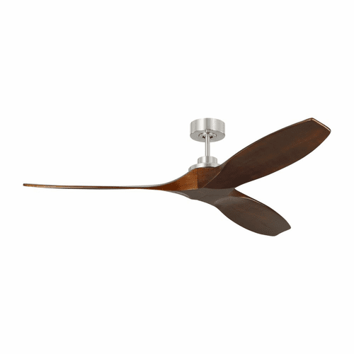 Monte Carlo Collins 60" Smart Ceiling Fan - Brushed Steel - 3CLNSM60BS