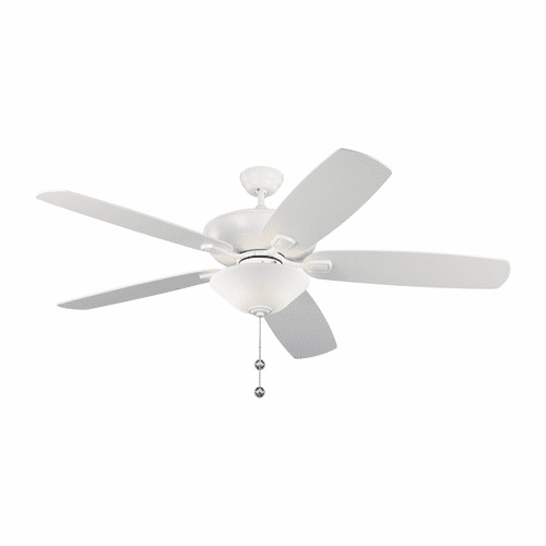 Monte Carlo Colony Super Max Plus 60" Ceiling Fan - Matte White - 5CSM60RZWD-V1