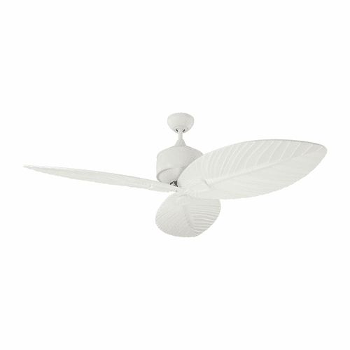 Monte Carlo Delray 56" Outdoor Ceiling Fan - Matte White - 3DLR56RZW