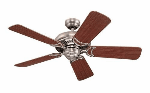 Monte Carlo Designer Supreme I I 44'' 5 Blade Mahogany Brushed Steel 5DS44BS