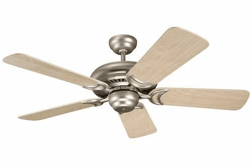 Monte Carlo Designer Supreme I I 44'' 5 Blade Natural Maple Brushed Pewter 5DS44BP