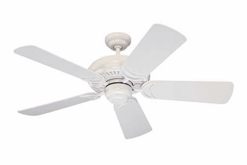 Monte Carlo Designer Supreme I I 44'' 5 Blade White/Country Pine White 5DS44WH