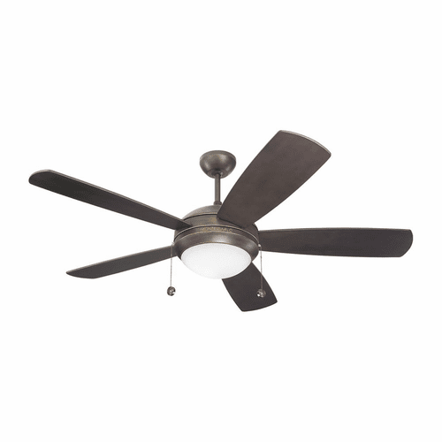 Monte Carlo Discus 52" Ceiling Fan - Roman Bronze - 5DI52RBD-L