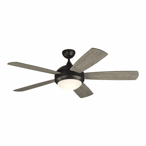 Monte Carlo Discus Classic Smart 52" Ceiling Fan w/LED - Aged Pewter - 5DISM52AGPD