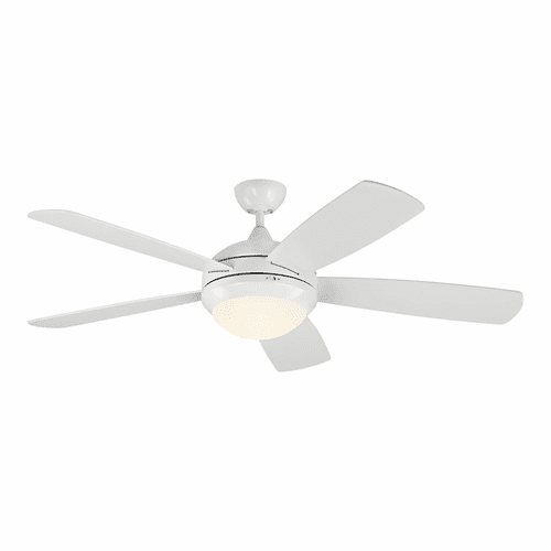Monte Carlo Discus Classic Smart 52" Ceiling Fan w/LED - White - 5DISM52WHD