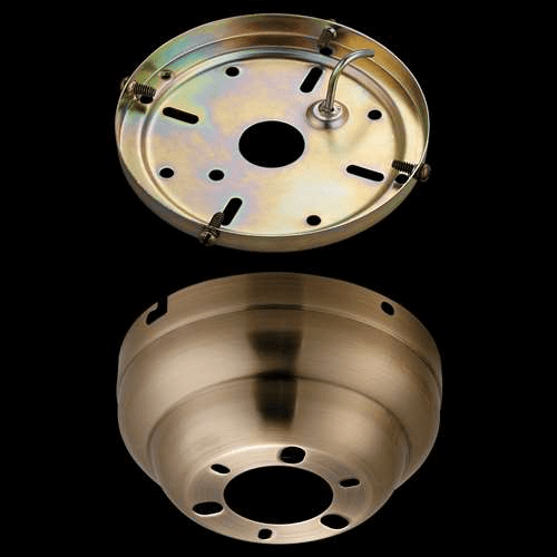 Monte Carlo Flush Mount Canopy Kit Antique Brass MC90AB