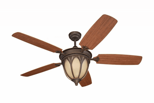 Monte Carlo Grand Isle 54" 5 Blade Teak ABS w/Grain Roman Bronze 5GIR54RBD-L