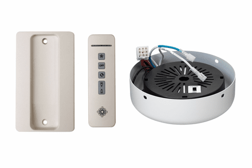 Monte Carlo Hand-held remote control, holster, receiver, & WHITE hub - MCRC2RALRZW