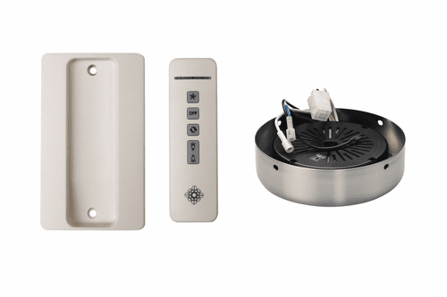 Monte Carlo Hand-held remote control, receiver, holster & BRUSHED STEEL hub - MCRC2RALBS