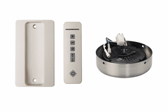 Monte Carlo Hand-held remote control, receiver, holster & BRUSHED STEEL hub - MCRC2RALBS Monte Carlo Hand-held remote control, receiver, holster & BRUSHED STEEL hub - MCRC2RALBS