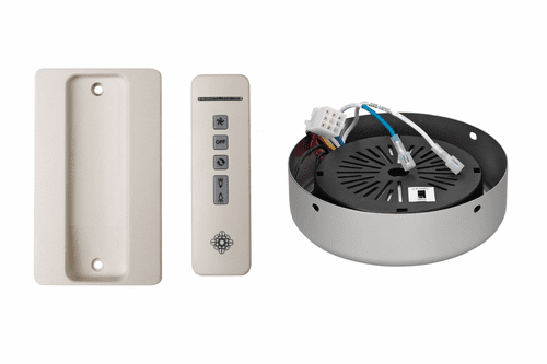 Monte Carlo Handheld remote control, receiver, holster & BRUSHED PEWTER hub - MCRC2RALBP