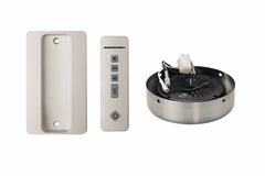 Monte Carlo Handheld remote control , receiver, holster & BRUSHED STEEL hub - MCRC1RALBS