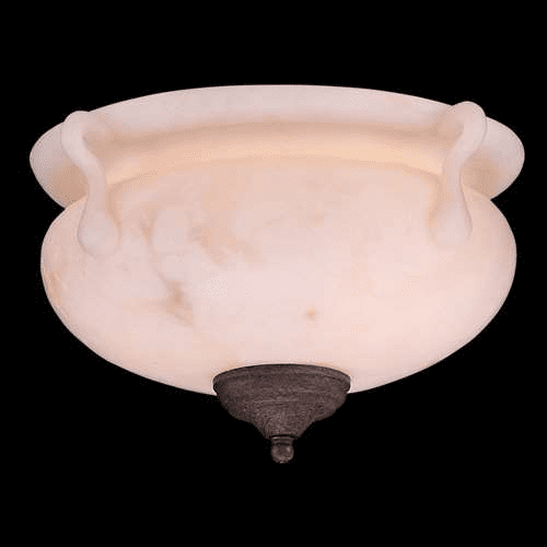 Monte Carlo Handle Bowl Light Kit Cappuccino Faux Alabaster MC133-L