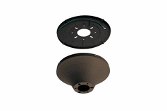 Monte Carlo Heavy Duty Flush Mount Canopy -Weathered Iron (Wet Rated) - MC192WI