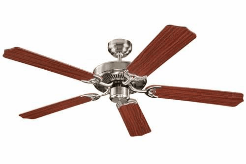 Monte Carlo Homeowner Max 52'' 5 Blade Mahogany Brushed Steel 5HM52BS