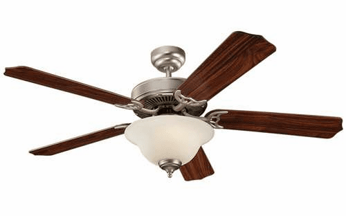 Monte Carlo Homeowner Max Plus 52'' 5 Blade American Walnut Brushed Pewter 5HM52BPD