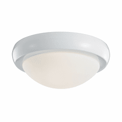 Monte Carlo Large Disk Ceiling Fan Light Kit - White w/Matte White - MC220WH