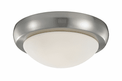 Monte Carlo Large Disk Light Kit -Brushed Steel - MC220BS Monte Carlo Large Disk Light Kit -Brushed Steel - MC220BS