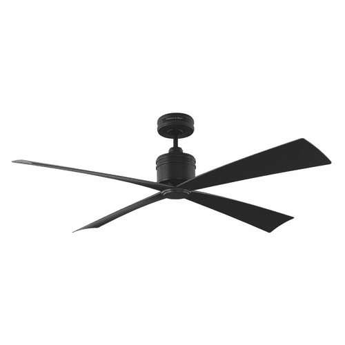 Monte Carlo Launceton 56" Ceiling Fan - Midnight Black - 4LNCR56MBK