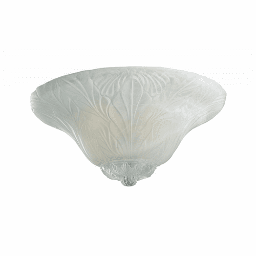 Monte Carlo Leaf Bowl Ceiling Fan Light Kit - Frosted White - MC172-L