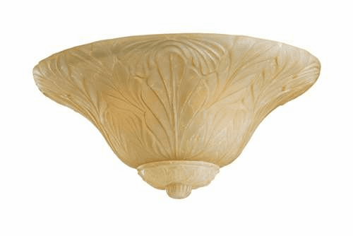 Monte Carlo Leaf Bowl Light Kit Tea Stain Mission MC171-L