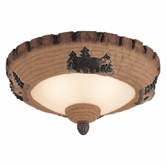 Monte Carlo Light Kit -Wilderness Lodge Pine Bowl - MC102-L Monte Carlo Light Kit -Wilderness Lodge Pine Bowl - MC102-L