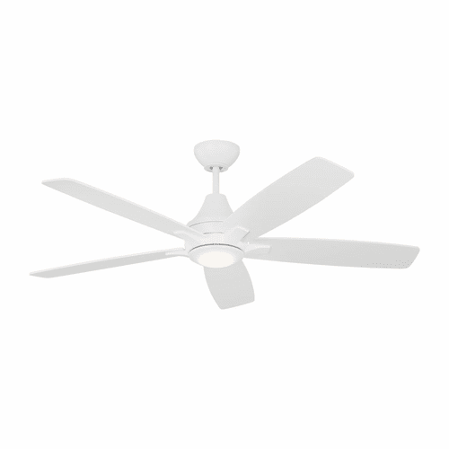 Monte Carlo Lowden 52" Ceiling Fan W/LED Light Kit - Matte White - 5LWDR52RZWD
