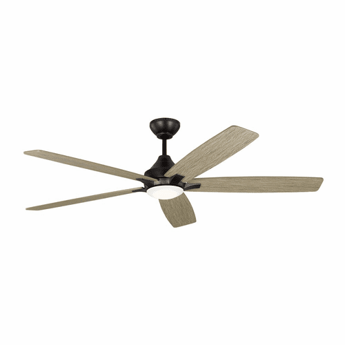 Monte Carlo Lowden 60" Smart Ceiling Fan W/LED Light - Aged Pewter - 5LWDSM60AGPD