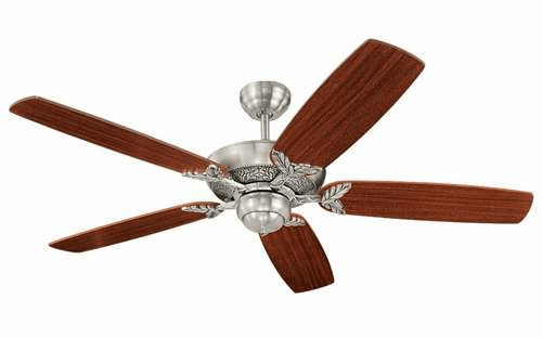 Monte Carlo Mansion 52'' 5 Blade Mahogany English Pewter 5MS52EP