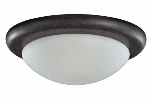 Monte Carlo Matte Opal Disk Light Kit Mediterranean Bronze MC18MB