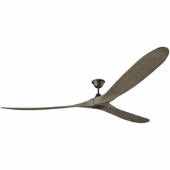 Monte Carlo Maverick Grand 99" Ceiling Fan - Aged Pewter - 3MAVR99AGP