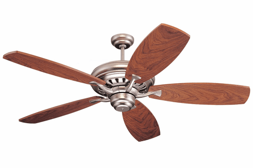 Monte Carlo Maxima Fan - Blades Separate - Brushed Pewter - 5MXBP