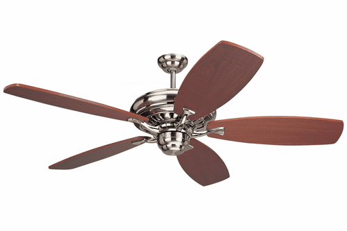 Monte Carlo Maxima Fan - Blades Separate - Brushed Steel - 5MXBS