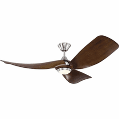 Monte Carlo Melody 56" Ceiling Fan - Brushed Steel - 3MER56BSD