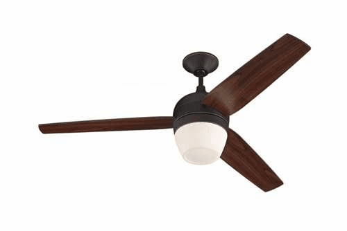 Monte Carlo Merlot 52'' 3 Blade American Walnut Roman Bronze 3MRR52RBD