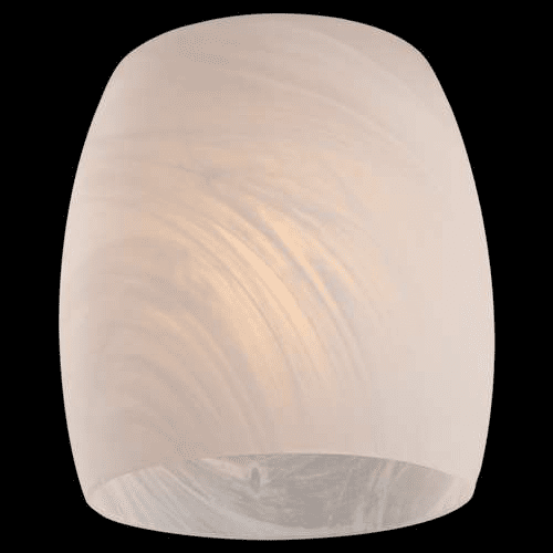 Monte Carlo Neckless Glass White Faux Alabaster G1070