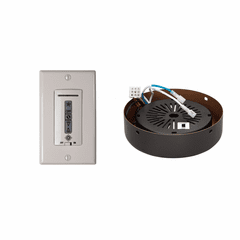 Monte Carlo NEO Hardwired Wall Remote Control & Receiver - White  - MCRC4RRB