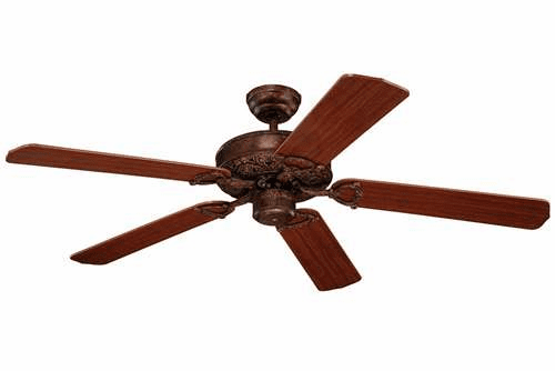 Monte Carlo Ornate 52'' 5 Blade Mahogany Tuscan Bronze 5OR52TB