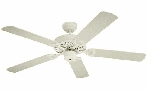 Monte Carlo Ornate 52'' 5 Blade Matte White Textured White 5OR52TW