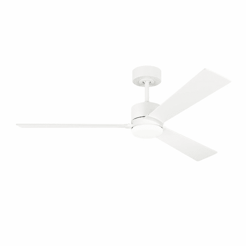 Monte Carlo Rozzen 52" Ceiling Fan - Matte White - 3ROZR52RZW